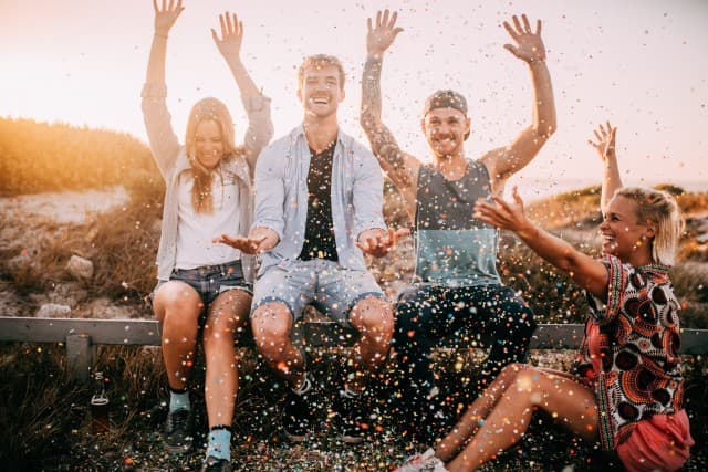 Chapter members in formal attire